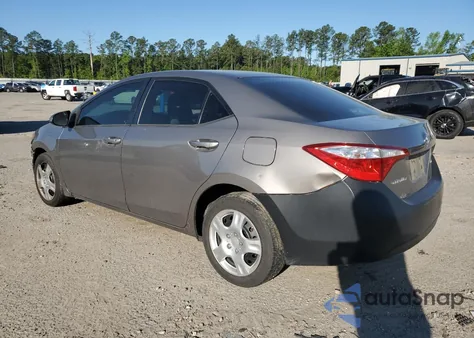 2016 Toyota Corolla L z USA, uszkodzony, nr VIN 2T1BURHE3GC588784